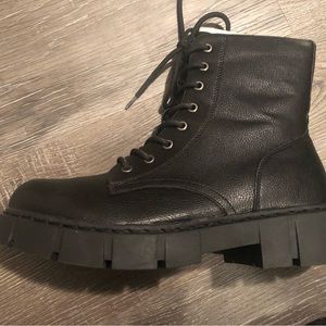 Black Combat Boots Size 11